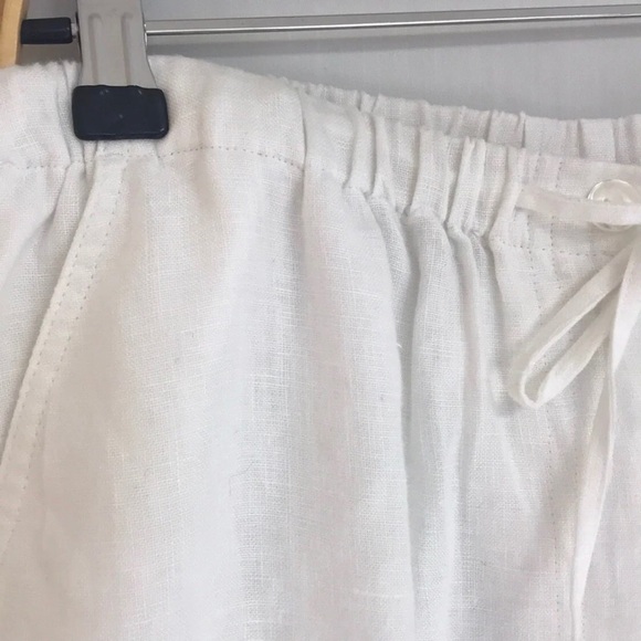 JENNIFER MORE Linen Capri Pants - Picture 2 of 6